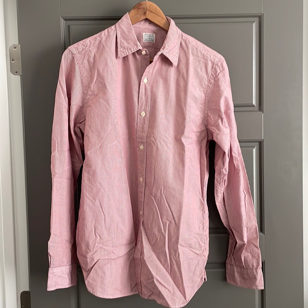 Jcrew Striped red button down